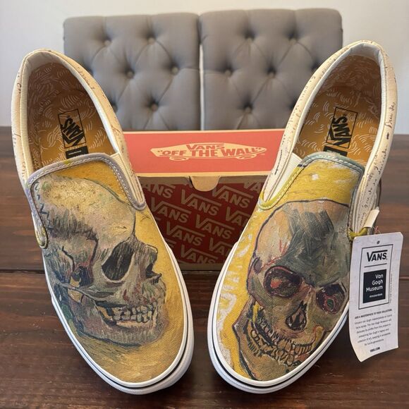 Vans x Vincent Van Gogh Skull Classic Slip-On Shoes main image 13